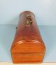 Antique Wooden Domed Lid Ladies Glove Box Victorian photo 3