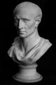 Italian Greek Style Sculpture Statue Bust Of Julius Caesar 62x34x28 Cm White. Architectural & Garden photo 2