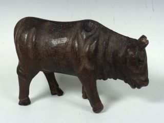 Carved Wood Cow Papermache Mold photo