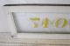 Antique Wood Transom Window With Number Address Architectural Salvage Window 2 1900-1940 photo 6
