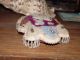 Antique Native American Iroquois Indian,  Victorian Era Large Beaded Pin Cushion Victorian photo 3