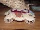 Antique Native American Iroquois Indian,  Victorian Era Large Beaded Pin Cushion Victorian photo 4