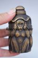 Exquisite Chinese Copper Handwork Carving Monkey Snuff Bottles Snuff Bottles photo 4