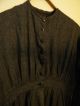 Prairie Dress,  Black With Tiny White Specks,  Age Unknown,  Amish? Primitives photo 1