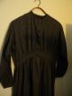 Prairie Dress,  Black With Tiny White Specks,  Age Unknown,  Amish? Primitives photo 4