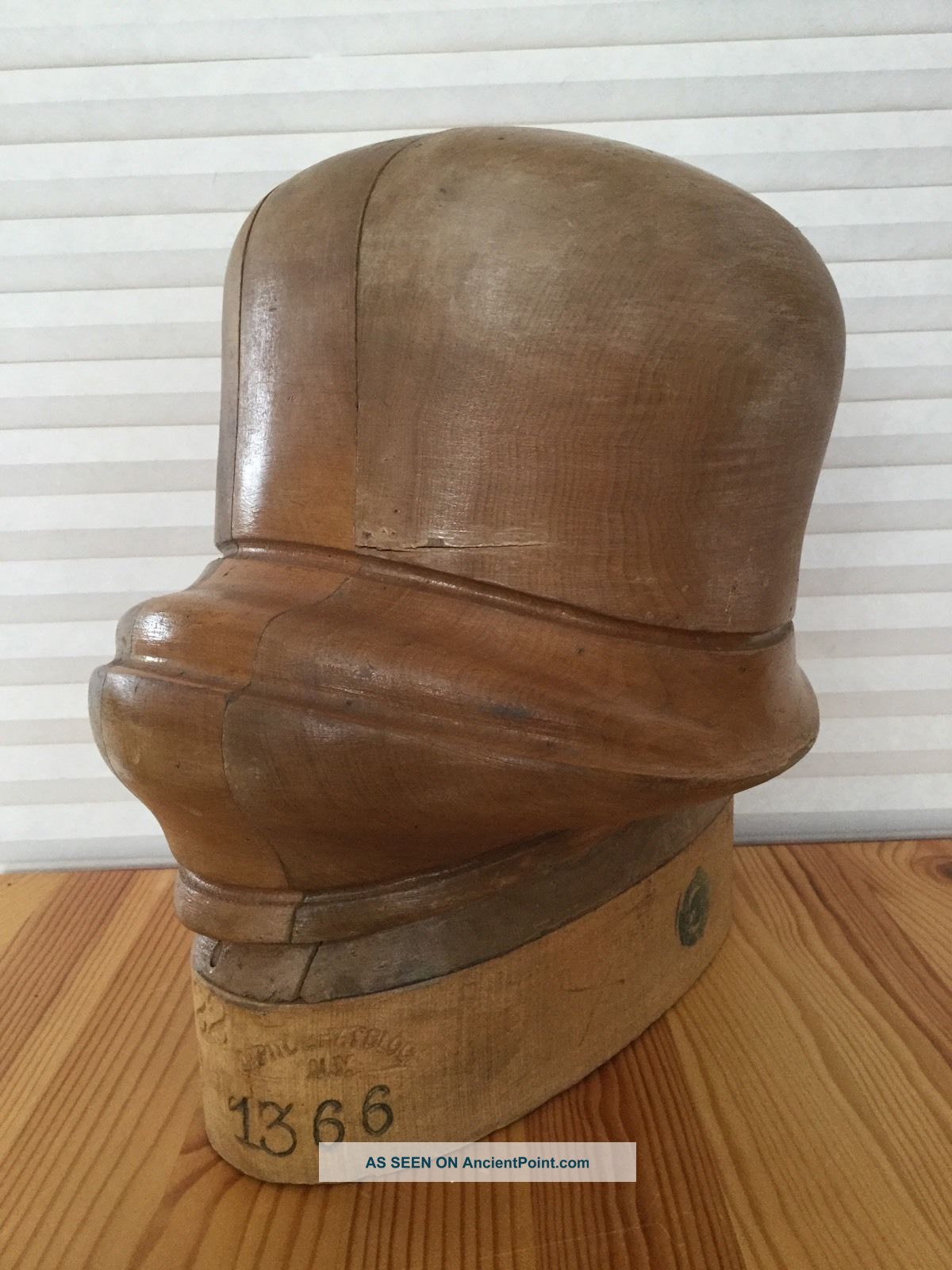 Antique Millinery 1920 ' S Flapper Puzzle Block Hat Mold,  Union Stamped Industrial Molds photo