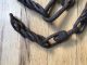 Braided Iron Chain Early Hand Forged Conestoga Wagon Art Wrought Antique Vintage Primitives photo 3
