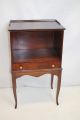 English Bed Side Night End Table,  With Gallery Top Shelf & Drawer,  C.  1920 ' S 1900-1950 photo 11