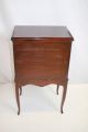 English Bed Side Night End Table,  With Gallery Top Shelf & Drawer,  C.  1920 ' S 1900-1950 photo 7