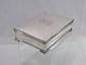 Antique Alfred Dunhill Humidor Sterling Silver Art Deco Hand Made Cigar Box Boxes photo 2