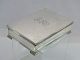 Antique Alfred Dunhill Humidor Sterling Silver Art Deco Hand Made Cigar Box Boxes photo 7