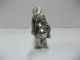 God Of Budai Of Silver900.  One Of Japanese Seven Lucky Gods.  Fugaku ' S Work Other Antique Sterling Silver photo 1