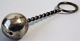 Atq Victorian Sterling Silver Baby Toy Rattle Bell Other Antique Sterling Silver photo 1