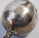 Atq Victorian Sterling Silver Baby Toy Rattle Bell Other Antique Sterling Silver photo 4