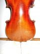Vintage Old Antique Curly Maple 2 Pc.  Back Full Size Violin - String photo 3
