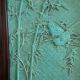 Old Chinese Turquoise Relief Porcelain Plaque/signed Wang Bing Rong Vases photo 1