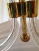 Mid Century Peter Hamburger Knoll/kovacs Lucite&brass 3 Arm Pendant Chandelier Mid-Century Modernism photo 11