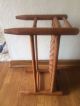 Vintage Antique Woven Rush Caned Seat Bench Stool Post-1950 photo 2