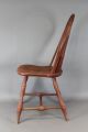 A Rare 18th C Bowback Windsor Sidechair Charleston,  Ma Area In Old Red Wash Primitives photo 2