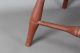 A Rare 18th C Bowback Windsor Sidechair Charleston,  Ma Area In Old Red Wash Primitives photo 4