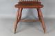 A Rare 18th C Bowback Windsor Sidechair Charleston,  Ma Area In Old Red Wash Primitives photo 6