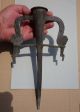 Ancient Roman - Middle Ages Bronze Removable Wall Torch Holder Roman photo 1