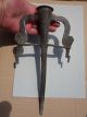 Ancient Roman - Middle Ages Bronze Removable Wall Torch Holder Roman photo 7