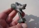 Ancient Roman Bronze Wine Or Water Spout,  In Form Of Wild Boar Roman photo 3