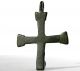 Ancient Medieval Period Bronze Pilgrim Cross Pendant 1200 - 1400 Ad British photo 3