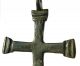Ancient Medieval Period Bronze Pilgrim Cross Pendant 1200 - 1400 Ad British photo 4