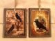 5 Handcrafted Black Crow Ornaments/raven Hangtags/bowl Fillers/crow Ornies Set2z Primitives photo 2