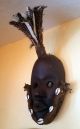 Hand Carved Wood African Tribal Ceremonial Mask - Dan People Masks photo 1