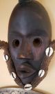 Hand Carved Wood African Tribal Ceremonial Mask - Dan People Masks photo 2