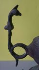 Ancient Bronze Oil Lamp Bronze Roman photo 2