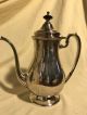 Antique/vintage Tea Pot S.  P.  C. ,  By Crescent Silver Mfg Co 9 