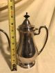 Antique/vintage Tea Pot S.  P.  C. ,  By Crescent Silver Mfg Co 9 