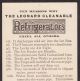 Leonard Refrigerator Ice Box Grand Rapids Mi 1800 ' S Victorian Advertising Card Ice Boxes photo 2
