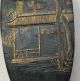 G835: Chinese Calligraphy Tools.  Big Ink Stick Sumi With Very Good Work W/case 2 Ink Stones photo 6