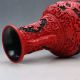 Oriental Vintage Delicate Lacquer Hand - Carved Dragon Vase G082 Vases photo 6