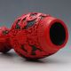Oriental Vintage Delicate Lacquer Hand - Carved Dragon Vase G082 Vases photo 7