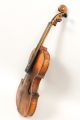 Antique 19c Violin For Restoration Mop Inlay Unusual Bow W Bovine Horn Frog String photo 4