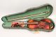 Antique 1824 Czech Violin Signed Emanuel Adam Homolka W Bow & Case String photo 1