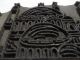 Islamic Antique Mecca Madina Hand Carved Wooden Textile Printing Stamp W752 Islamic photo 3