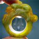 Chinese Natural Ancient Old Hard Jade Jadeite Handcarve No Pendant Ring Bianzhi2 Necklaces & Pendants photo 1