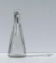 Antique Clear Early American Pattern Glass Cruet Decanter Ribbed Flared Tapered Decanters photo 1