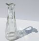 Antique Clear Early American Pattern Glass Cruet Decanter Ribbed Flared Tapered Decanters photo 5