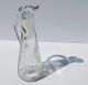 Antique Clear Early American Pattern Glass Cruet Decanter Ribbed Flared Tapered Decanters photo 7