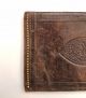 Old True Antique Ottoman Empire Islamic Turkish Leather Wallet 1900s Islamic photo 1