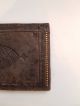 Old True Antique Ottoman Empire Islamic Turkish Leather Wallet 1900s Islamic photo 2