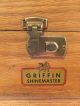 Vintage Griffin Shinemaster Wooden Dove Tail Shoe Shine Box Primitives photo 6